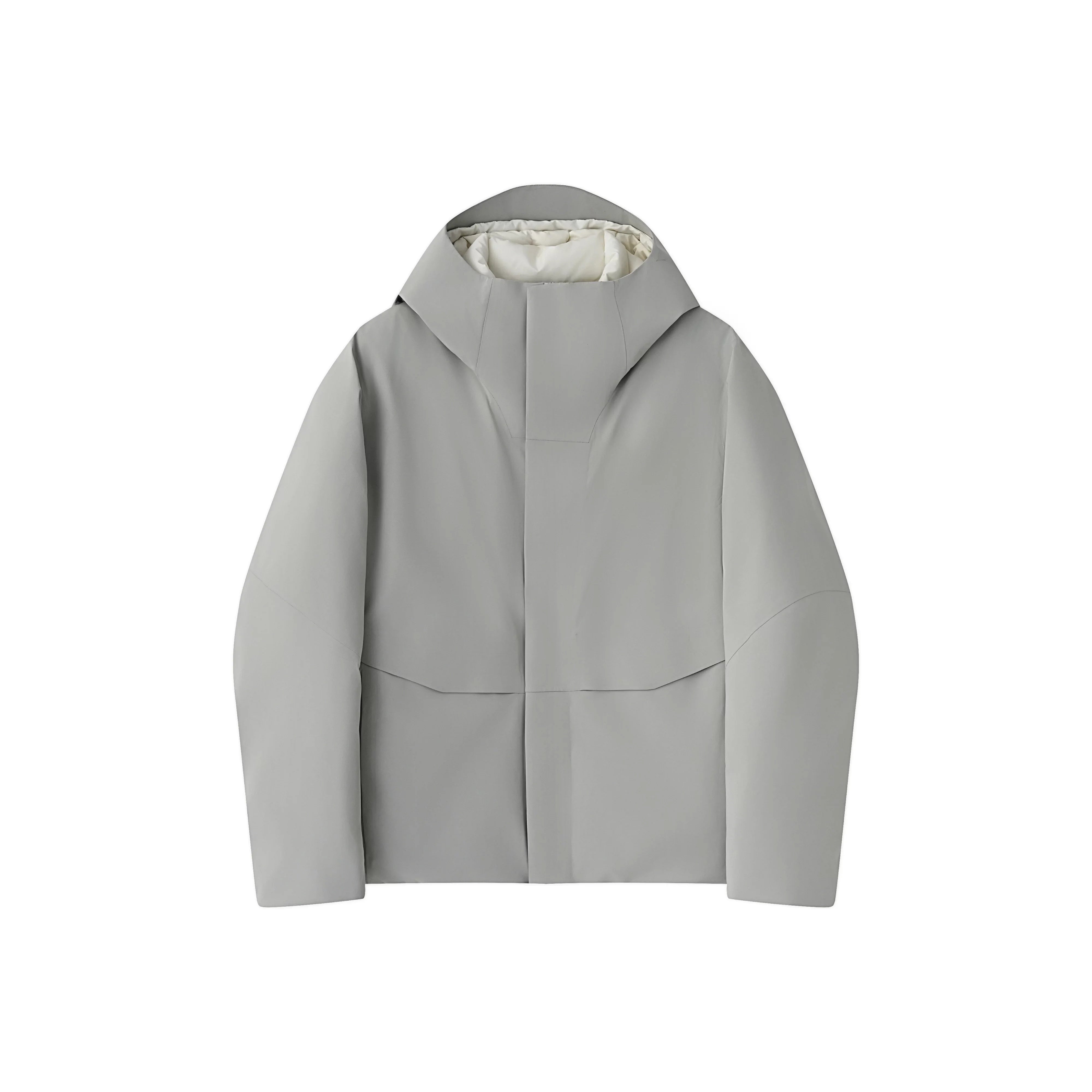 Roolrren homme Men's Hooded Goose Down Puffer Jacket