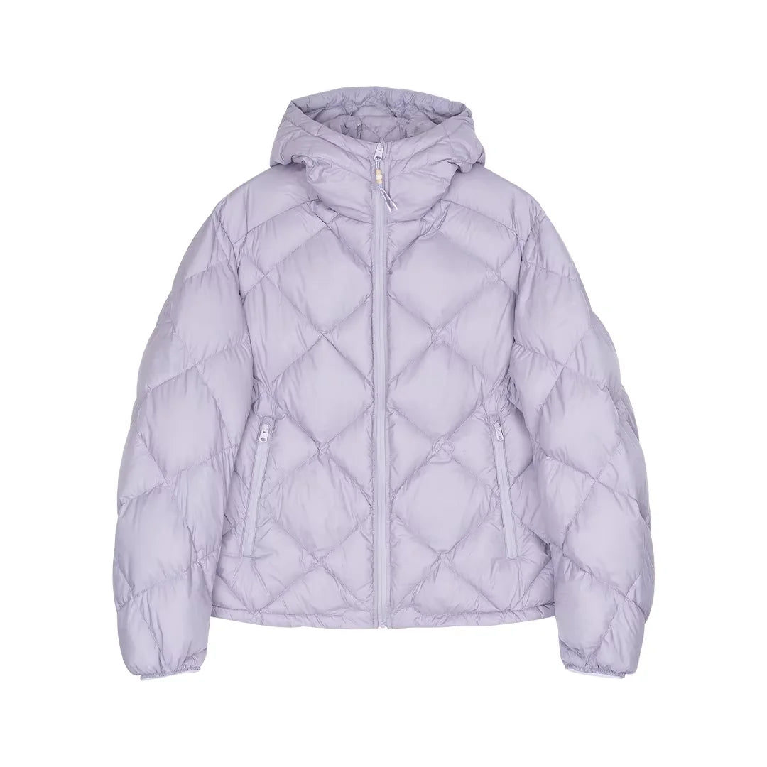 Simple Project Men's Hooded Quilted Down Jacket